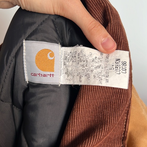 Carhartt loose fit firm duck insulated traditional coat jacket 3 warmest rating - Picture 4 of 13